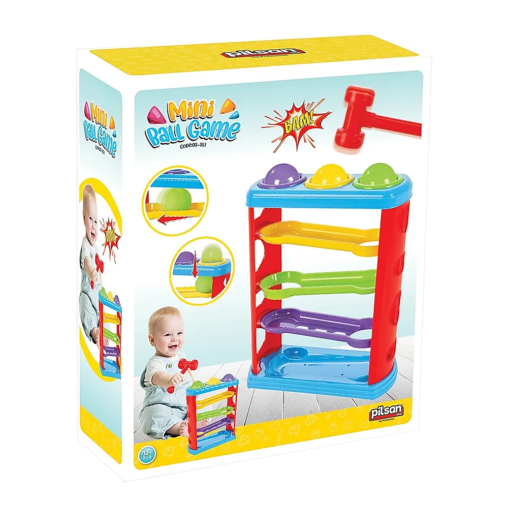 Jucarie Pilsan Mini Ball Game red base 1 an + [1]