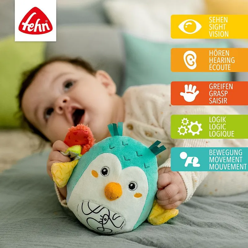 Jucarie Roly Poly Dobabydoo - Bufnita Fehn 6 luni+ [1]