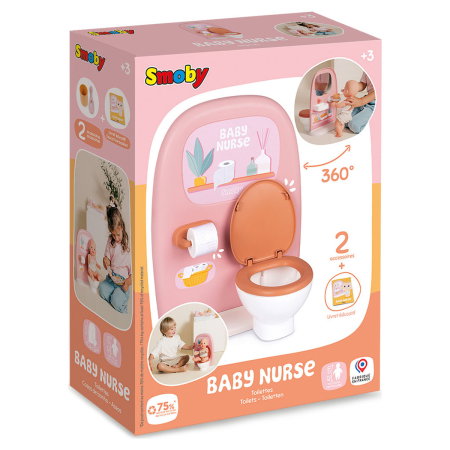 Jucarie Smoby Baby Nurse Toilets cu 2 accesorii [5]
