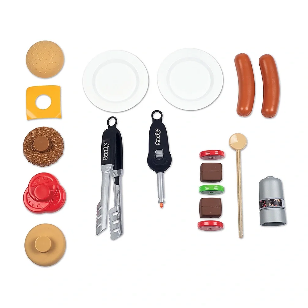 Jucarie Smoby Gratar BBQ cu 18 accesorii 3 ani + [1]