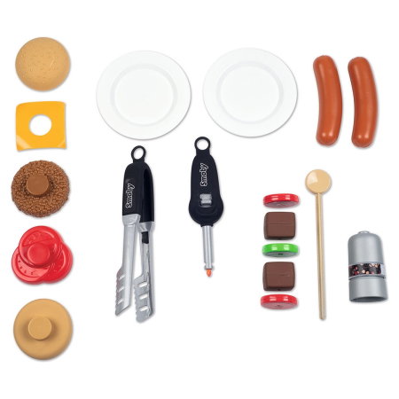 Jucarie Smoby Gratar BBQ cu 18 accesorii 3 ani + [1]