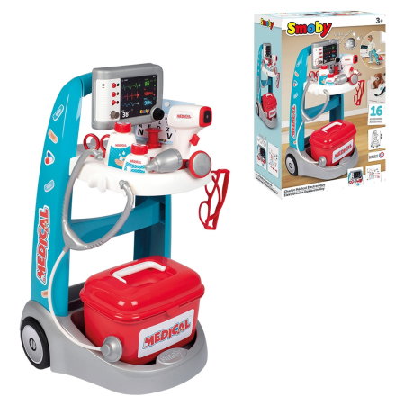 Jucarie Smoby Set doctor cu carucior si accesorii 3 ani [5]