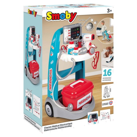 Jucarie Smoby Set doctor cu carucior si accesorii 3 ani [6]