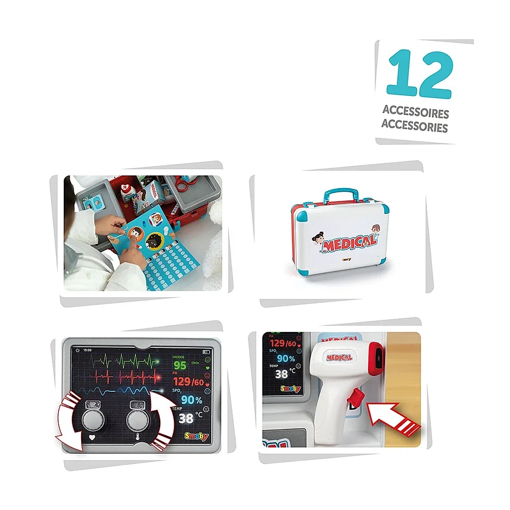 Jucarie Smoby Trusa doctor Medical Case 3 ani + [2]