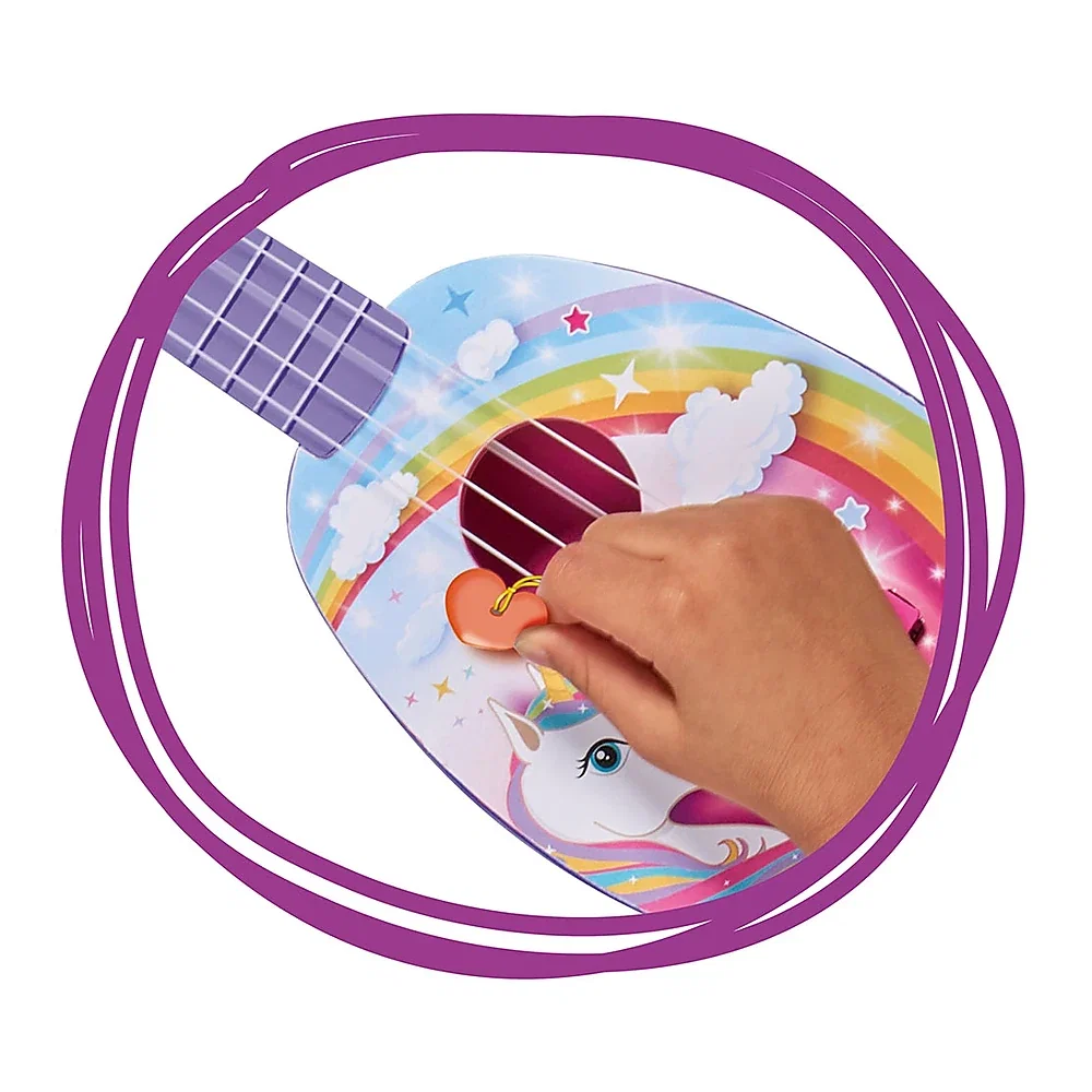 Jucarie Ukulele Simba My Music World Unicorn mov 3 ani + [1]