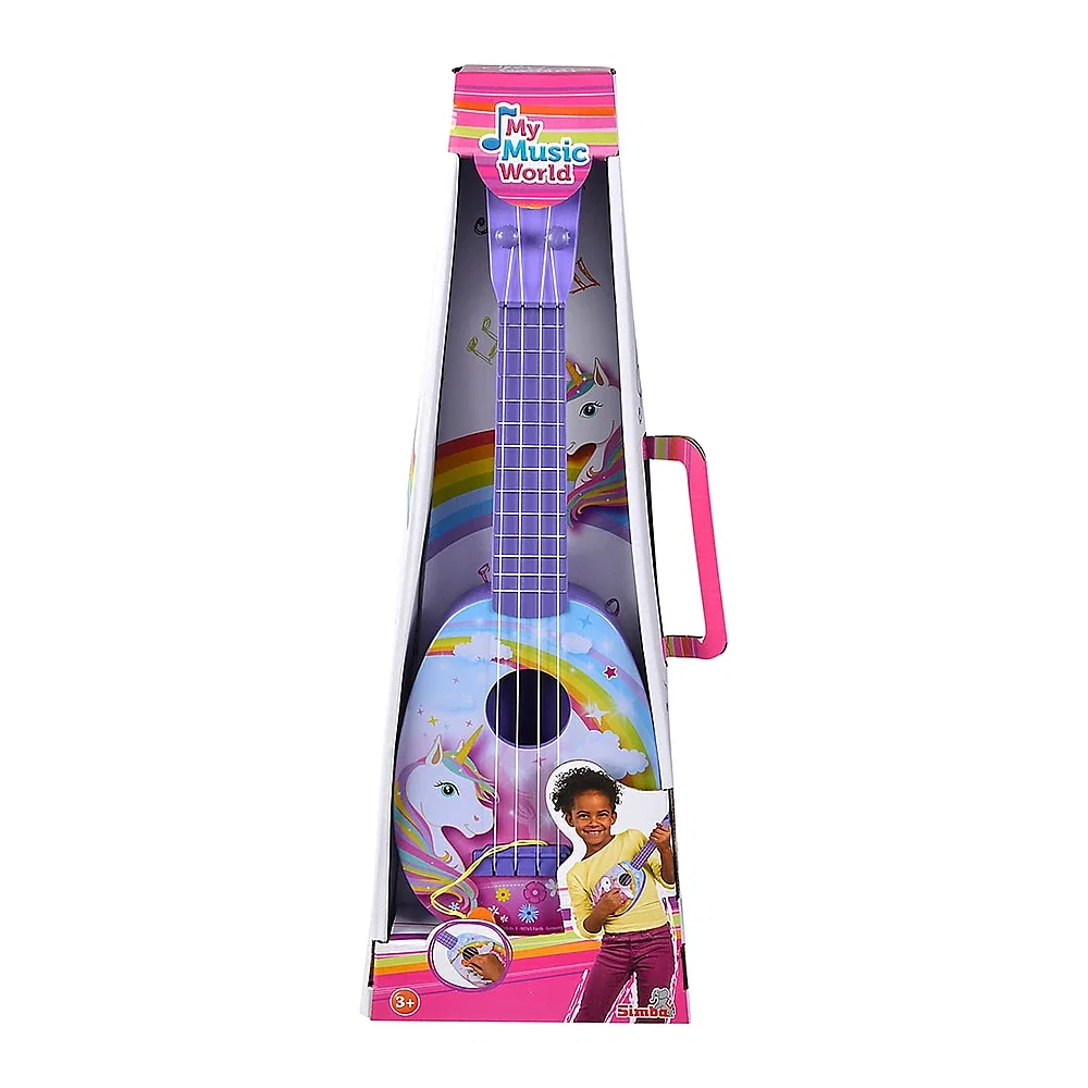 Jucarie Ukulele Simba My Music World Unicorn mov 3 ani + [3]