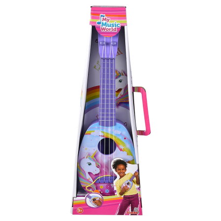 Jucarie Ukulele Simba My Music World Unicorn mov 3 ani + [3]