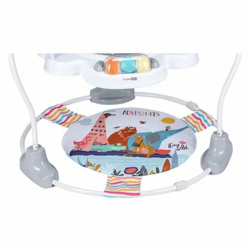 Jumper interactiv, FreeON, Jump&Play, Pana la 11 kg, Cu jucarii, Cu sunete si lumini, Multicolor 0 luni+ [2]