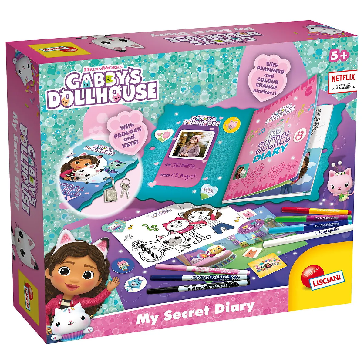Arta si creativitate - Jurnalul meu secret - Gabby's Dollhouse LISCIANI 5 ani+