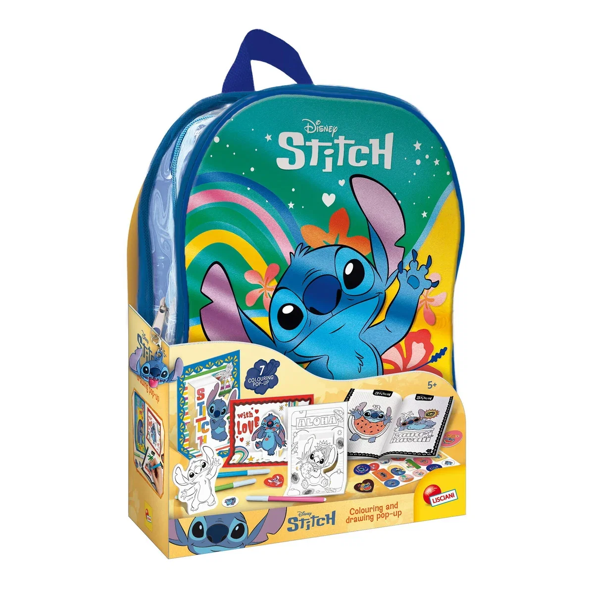 Ghiozdane - Kit de creatie cu ghiozdanel - Stitch LISCIANI 5 ani+
