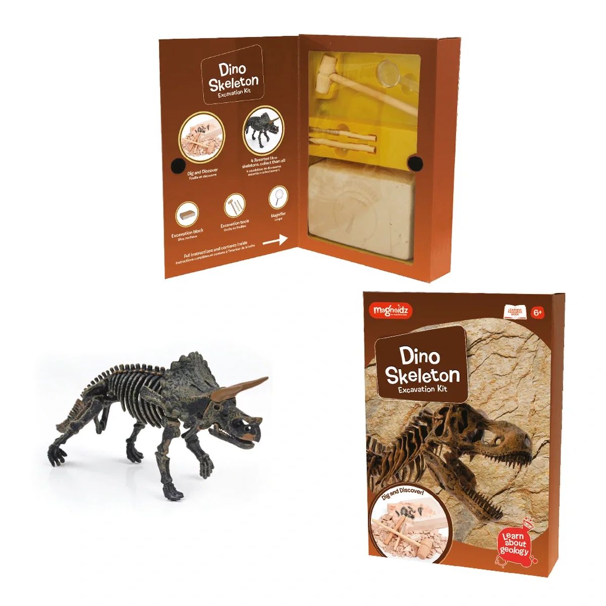 Jucarii - Kit excavare - Dinozaur Keycraft 6 ani+