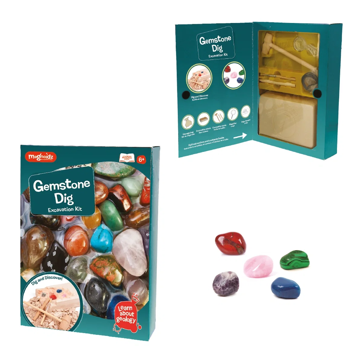 Jucarii - Kit geologic - Pietre pretioase Keycraft 6 ani+