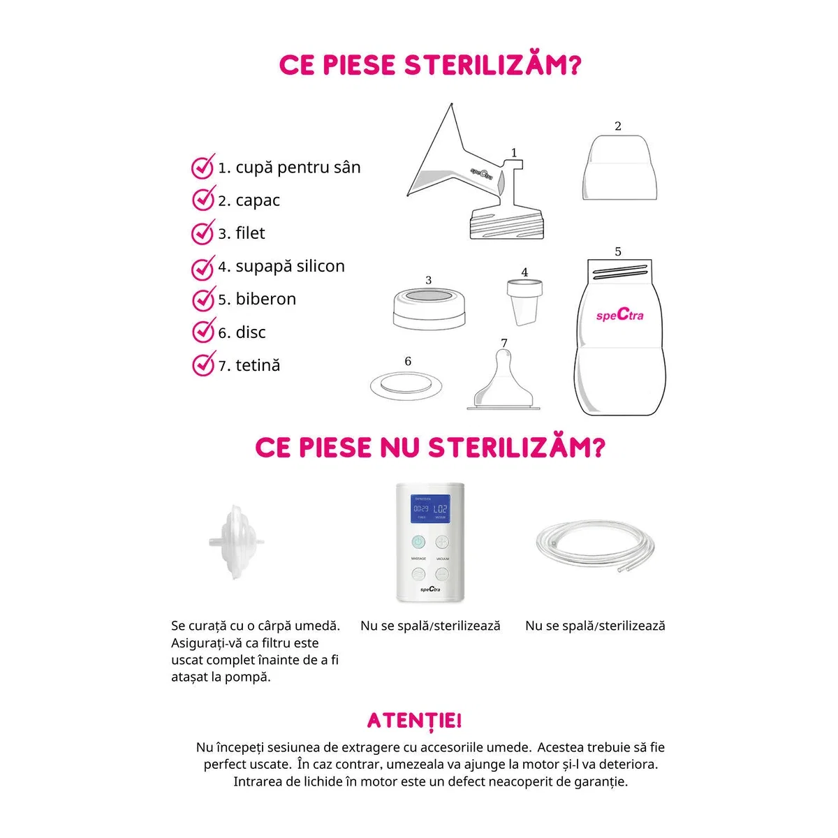 Kit premium 16 mm (biberon+accesorii) SPECTRA 3 luni [4]