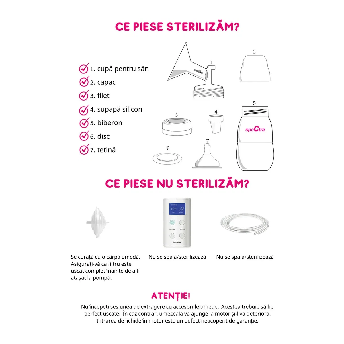 Kit premium 32mm (biberon+accesorii) SPECTRA 3 luni [10]
