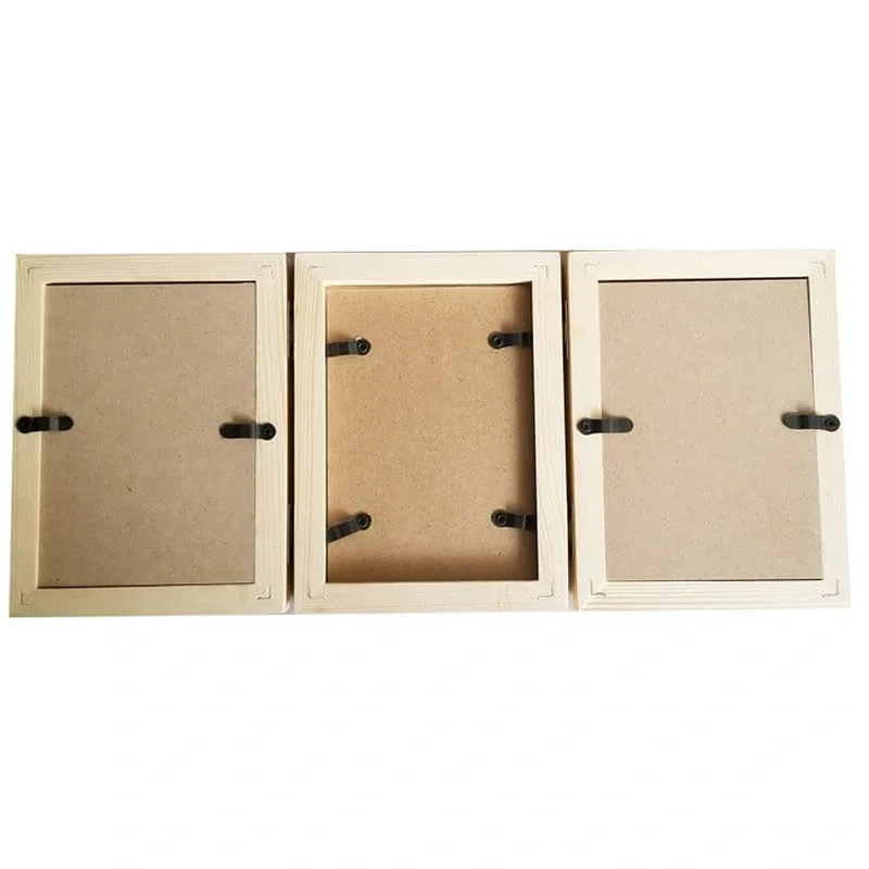 Kit rama foto tripla mobila cu cerneala pentru manuta si piciorus Drool (Culoare rama: Alb, Culoare ink: Negru) [4]