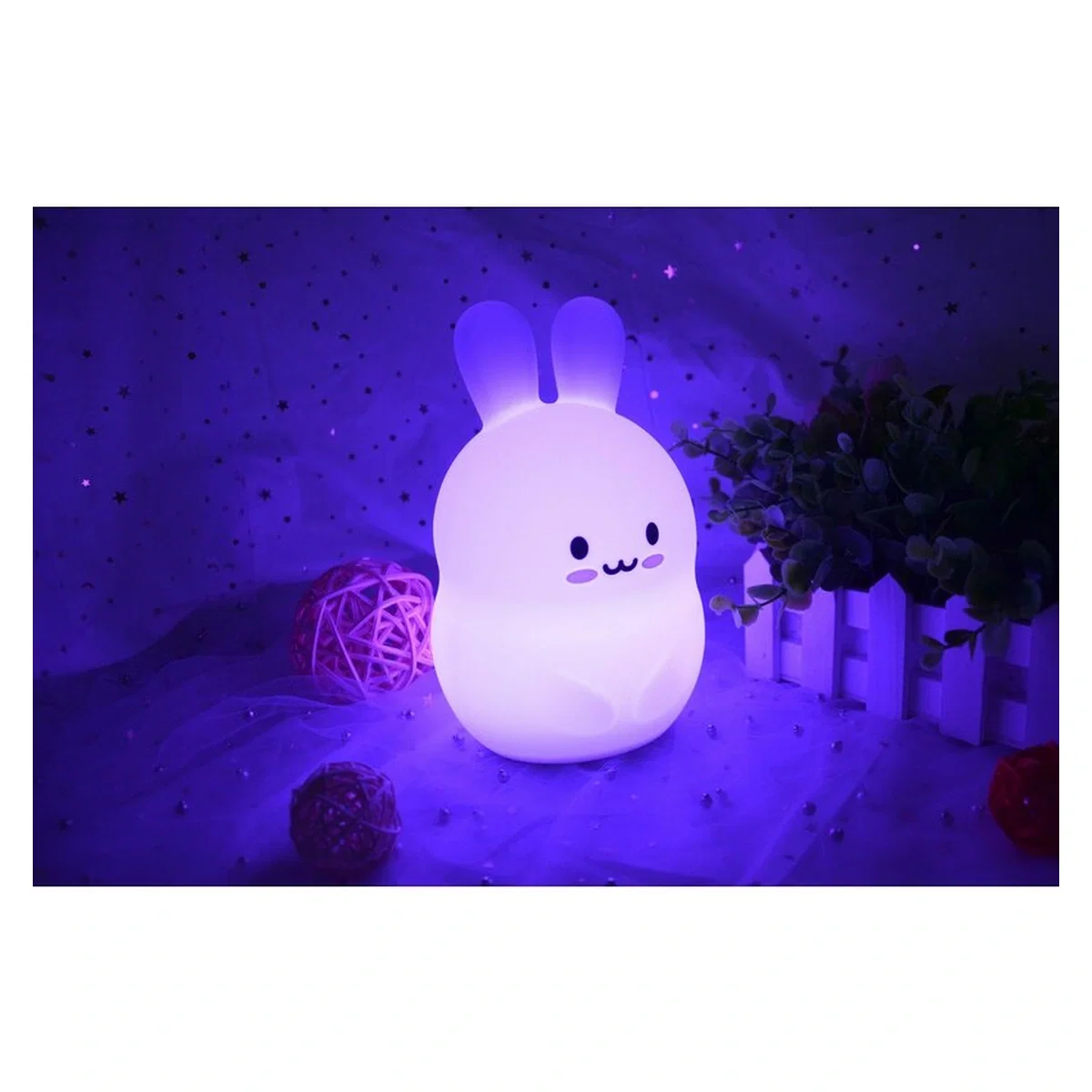 Lampa de veghe, FreeON, Silicon moale, Cu telecomanda si cablu USB, Cu 9 culori diferite si cronometru, Owl 0 luni+ [11]