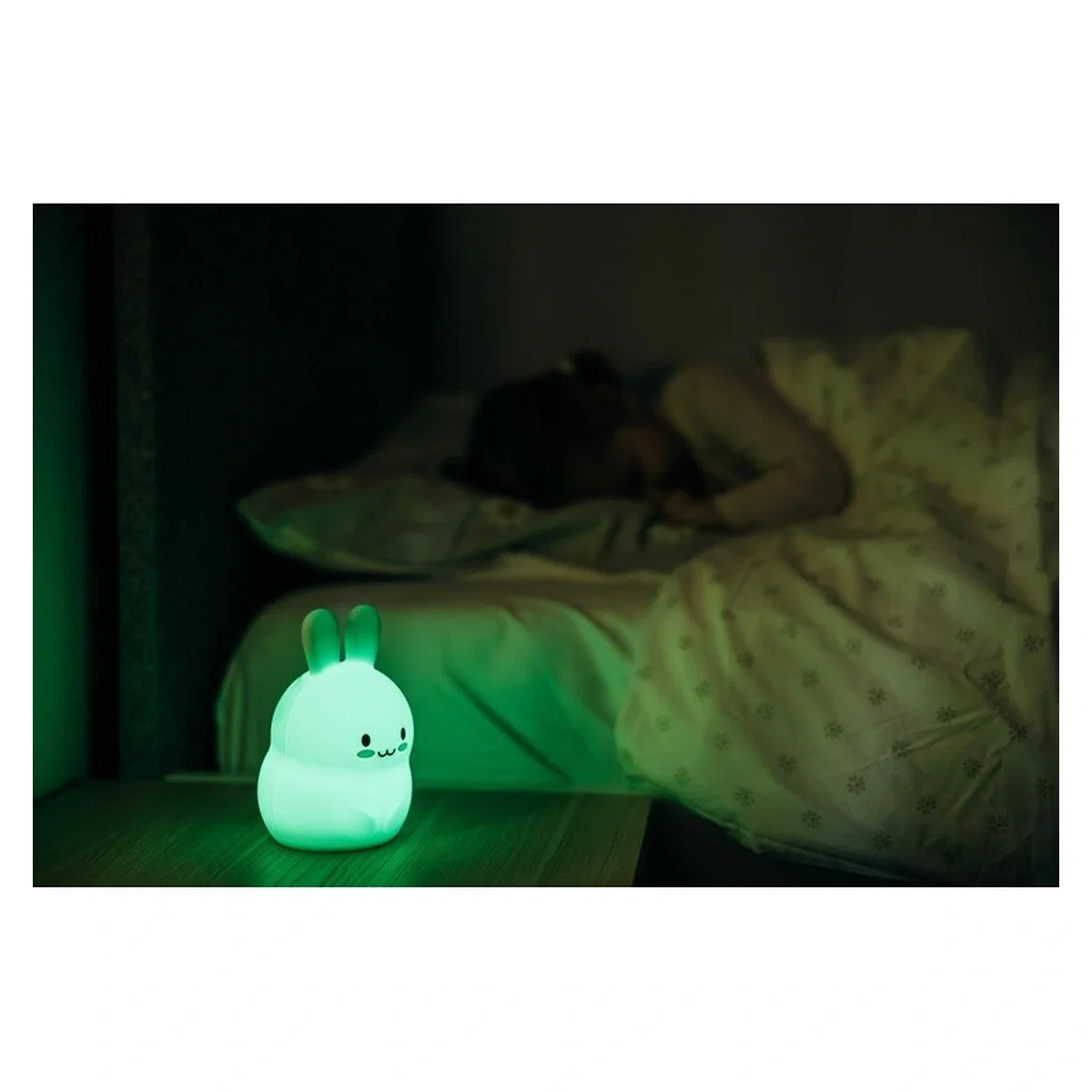 Lampa de veghe, FreeON, Silicon moale, Cu telecomanda si cablu USB, Cu 9 culori diferite si cronometru, Owl 0 luni+ [4]
