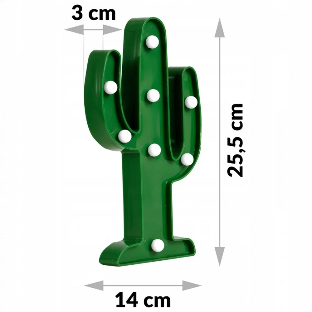 Lampa de veghe in forma de cactus Ricokids - Verde [2]