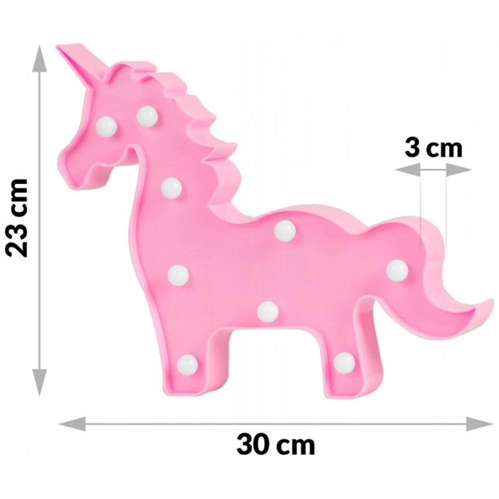 Lampa de veghe in forma de unicorn Nukido - Roz [5]
