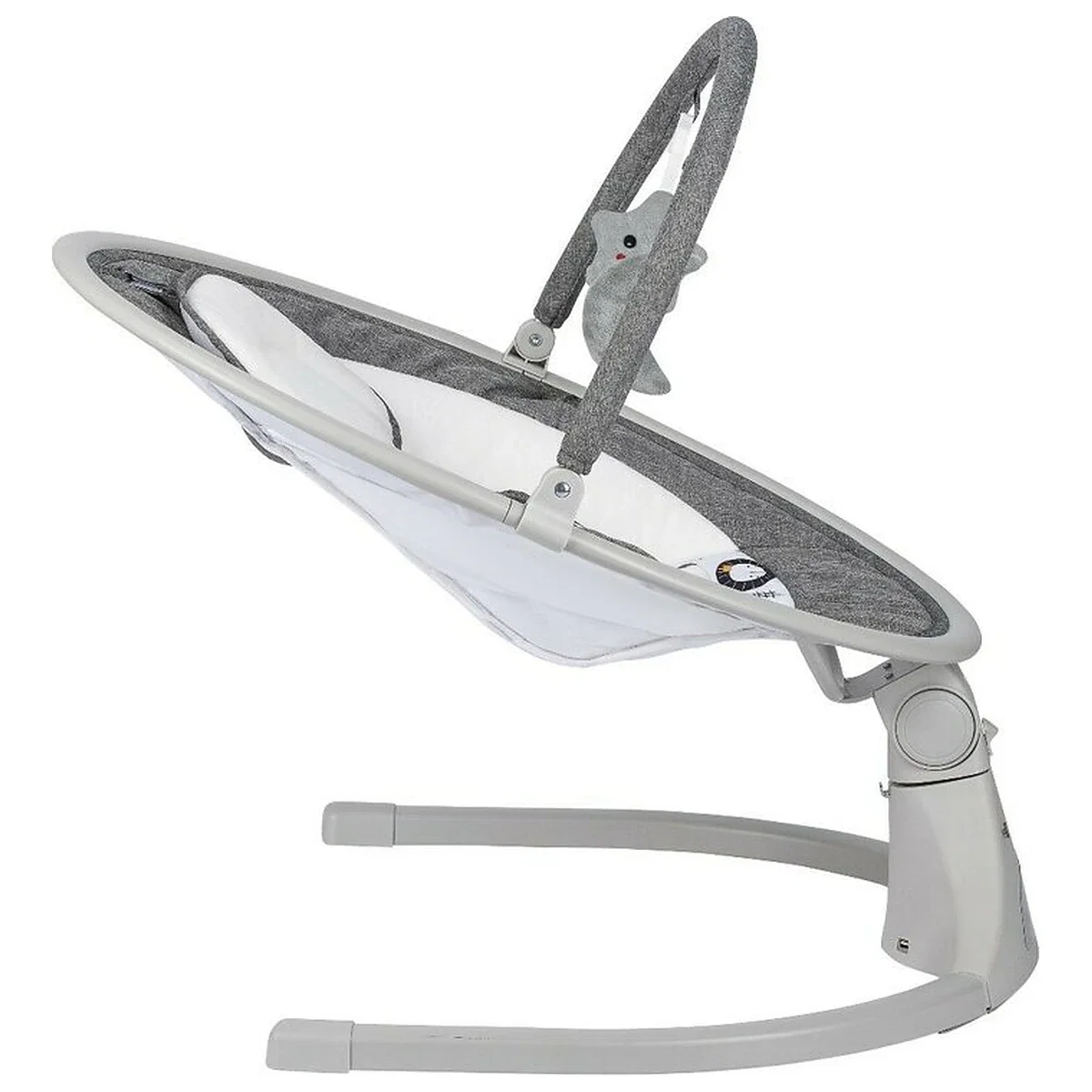 Leagan balansoar, FreeOn, Elite, 12 melodii, 5 viteze de balansare si 3 pozitii de reglare a spatarului, Grey [2]