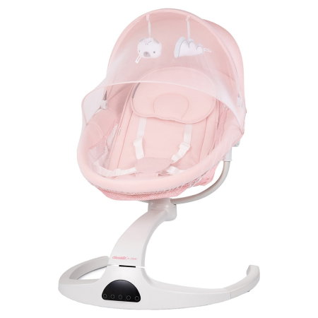 Balansoare si leagane bebelusi - Leagan electric Chipolino E-sway pink marshmallow 6 luni