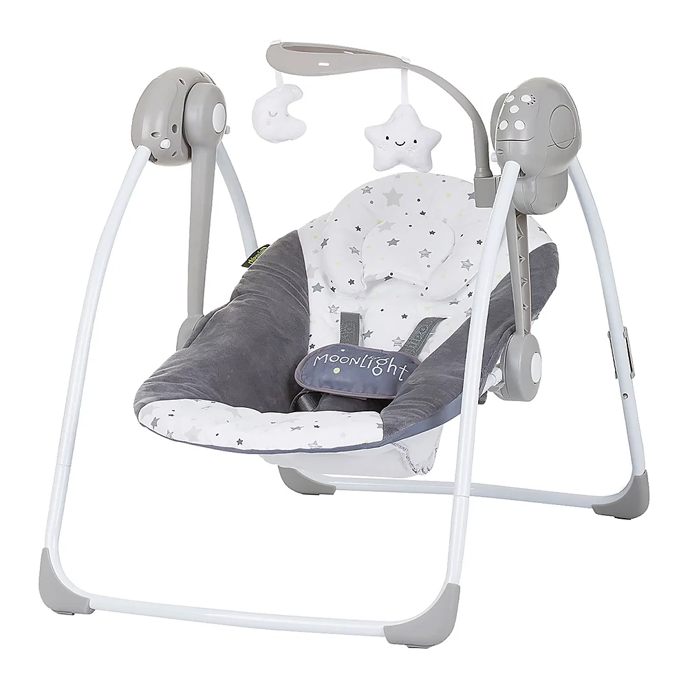 Camera copilului - Leagan electric Chipolino Moonlight ash grey 6 luni