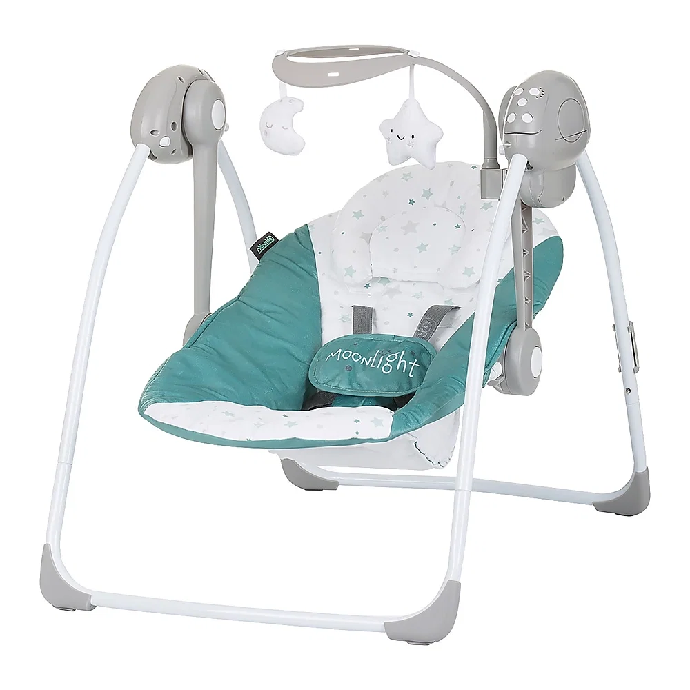 Camera copilului - Leagan electric Chipolino Moonlight pastel green 6 luni