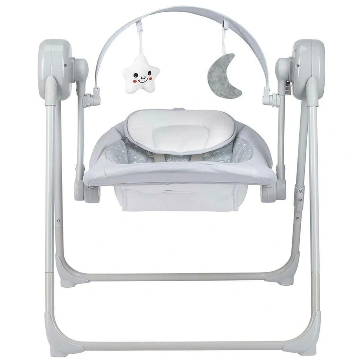 Leagan, FreeON, Snuggy, Cu 5 viteze de leganare, 8 melodii, Cu jucarii, Pana la 9 kg, Stars [2]