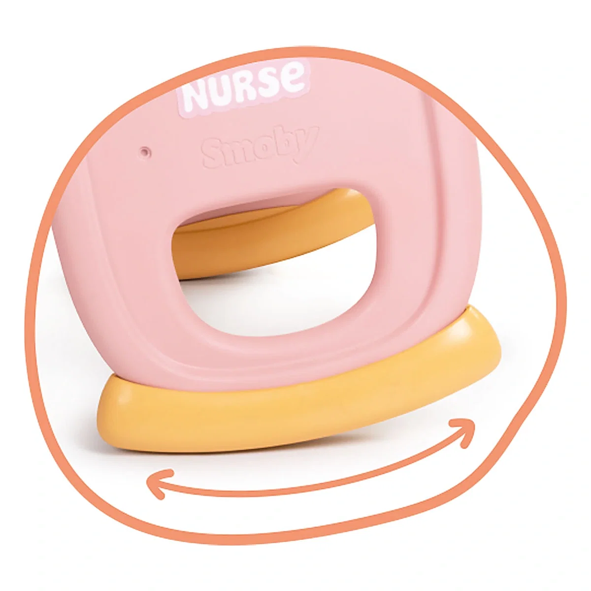 Leagan pentru papusa Smoby Baby Nurse Baby's Cot cu carusel 5 ani + [2]