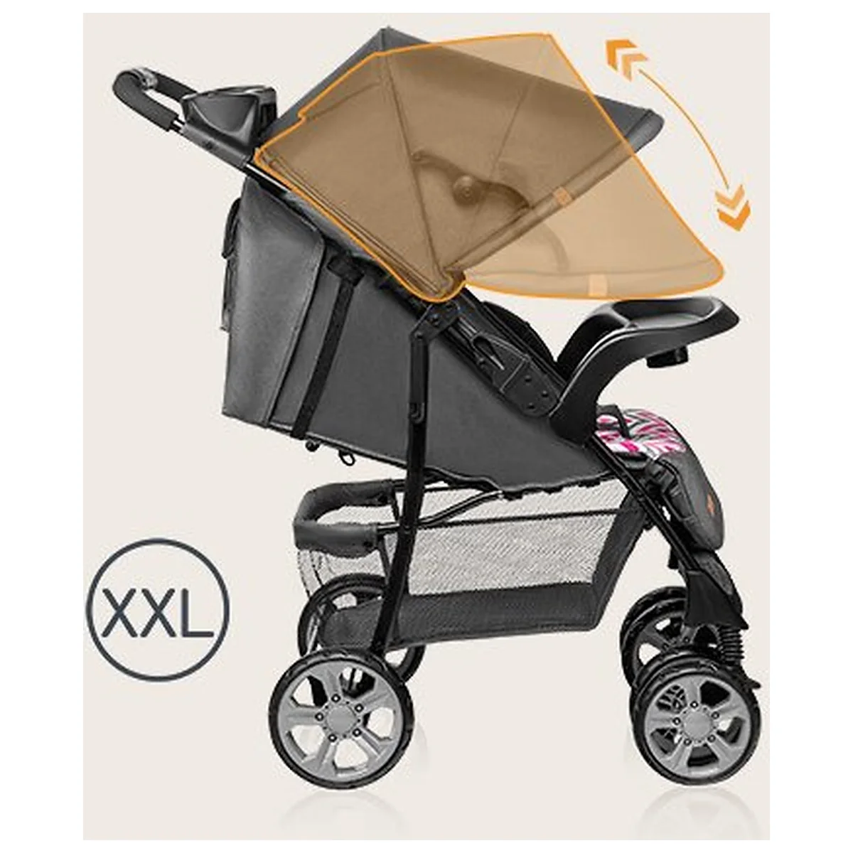 Lionelo - Carucior sport Emma Plus, Cu tavita, 2 Suporturi pentru pahar, Geanta accesorii, Conform cu standardul [25]
