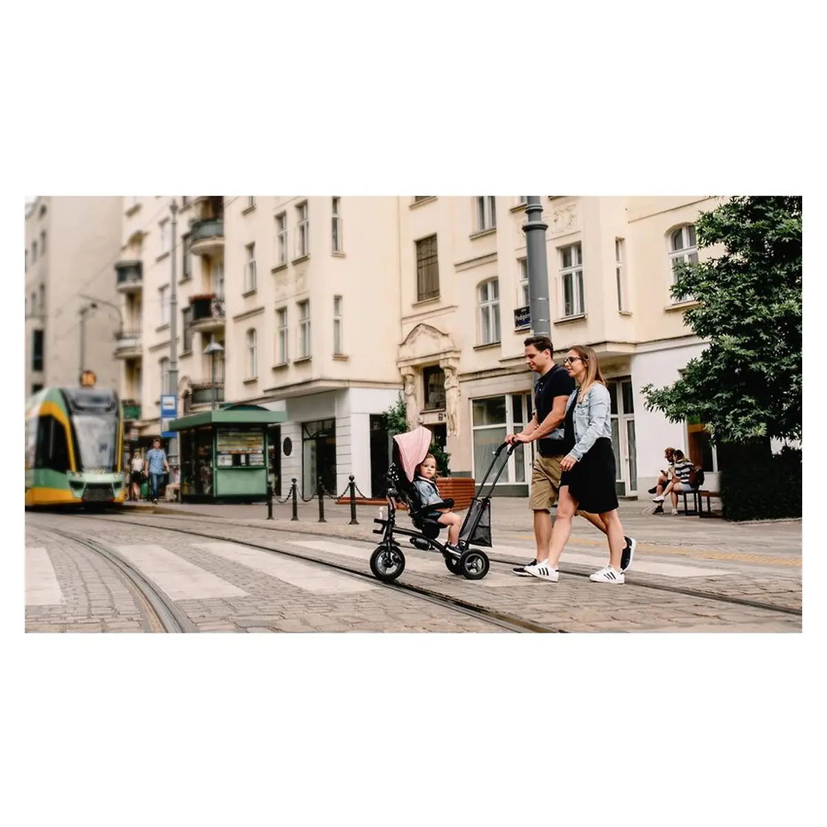 Lionelo - Tricicleta Tris, Mecanism de pedalare libera, Suport picioare, Control al directiei, Scaun reversibil, Rotire [35]