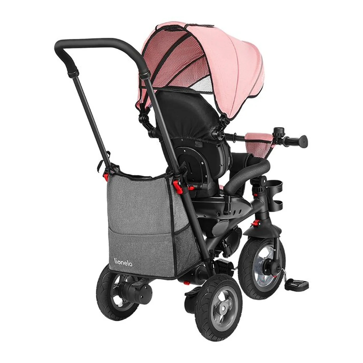 Lionelo - Tricicleta Tris, Mecanism de pedalare libera, Suport picioare, Control al directiei, Scaun reversibil, Rotire [12]