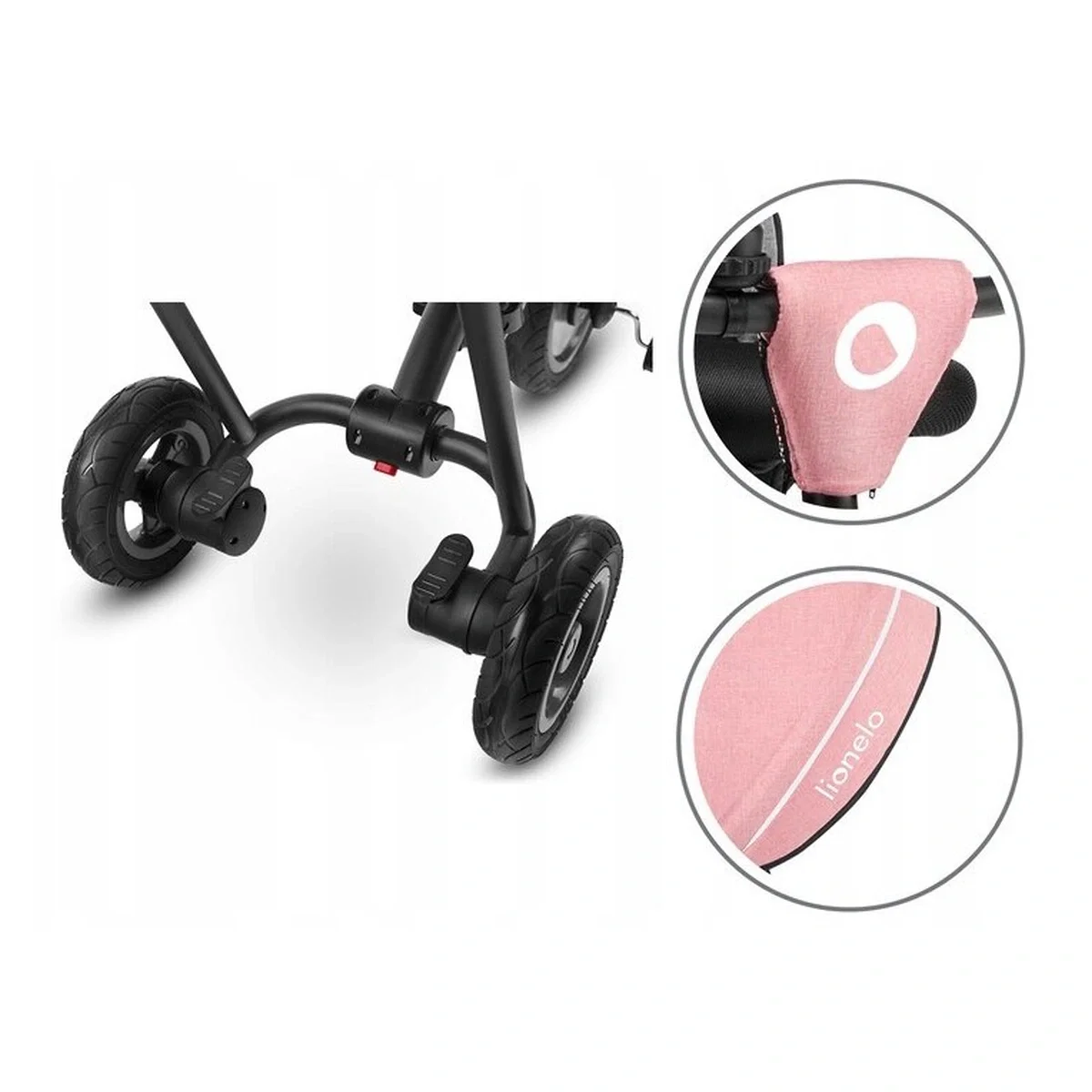 Lionelo - Tricicleta Tris, Mecanism de pedalare libera, Suport picioare, Control al directiei, Scaun reversibil, Rotire [28]