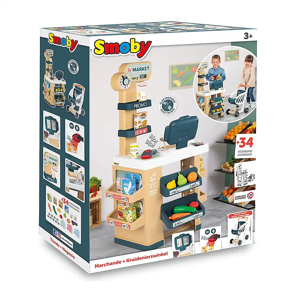 Magazin Smoby Market cu 34 accesorii 3 ani [7]