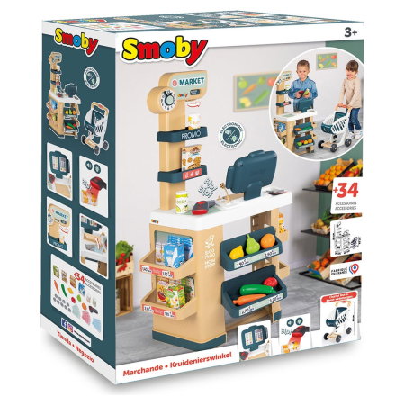 Magazin Smoby Market cu 34 accesorii 3 ani [7]