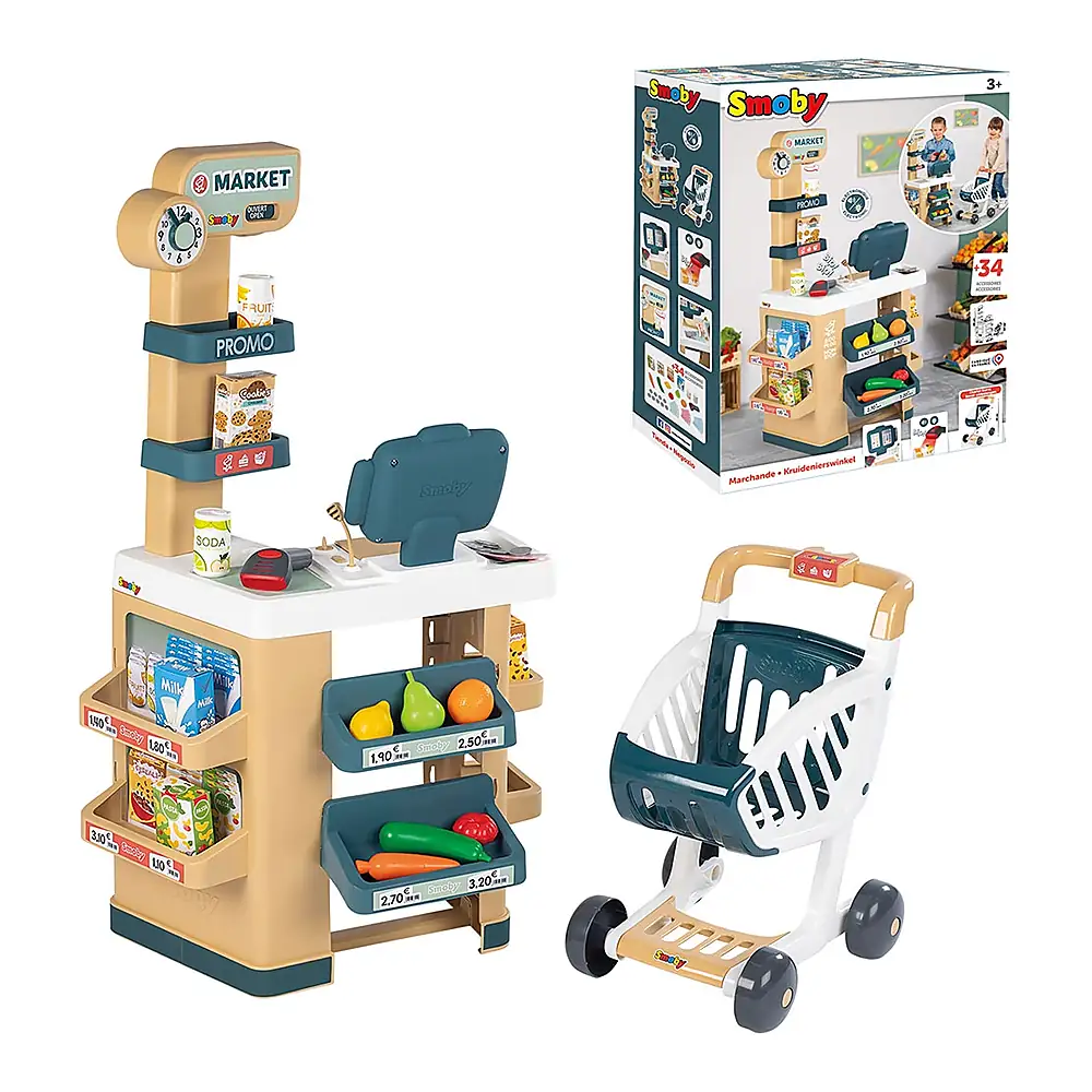 Magazin Smoby Market cu 34 accesorii 3 ani [6]