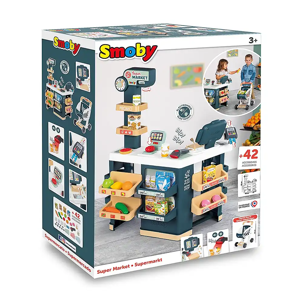 Magazin Smoby Super Market cu 42 accesorii 3 ani + [7]
