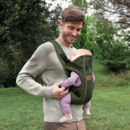 Marsupiu bebe, Jane, Dual Air, Ergonomic, De la nastere pana la 15 Kg, Botanic [1]