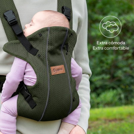 Marsupiu bebe, Jane, Dual Air, Ergonomic, De la nastere pana la 15 Kg, Botanic [3]
