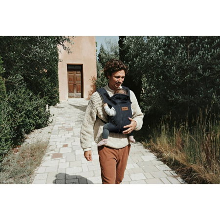 Marsupiu bebe, Jane, Dual Air, Ergonomic, De la nastere pana la 15 Kg, Seal [6]