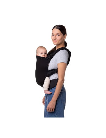 Marsupiu Collet, Momi, ergonomic, din luna a 3-a de viata pana la 15 kg, hipoalergenic, Black [2]