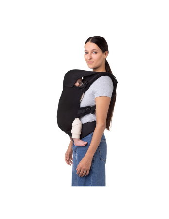 Marsupiu Collet, Momi, ergonomic, din luna a 3-a de viata pana la 15 kg, hipoalergenic, Black [5]