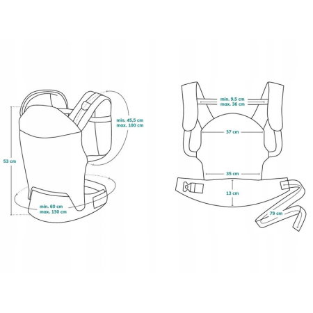 Marsupiu ergonomic, Lionelo, Margareet Air, 3 pozitii de purtare, Certificat de Institutul International pentru Displazie de Sold, 4 luni+, Pana la 20 Kg, Material respirabil 3D Air Mesh, Bej [21]