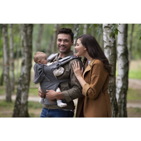 Marsupiu ergonomic, Lionelo, Margareet Air, 3 pozitii de purtare, Certificat de Institutul International pentru Displazie de Sold, 4 luni+, Pana la 20 Kg, Material respirabil 3D Air Mesh, Negru [15]