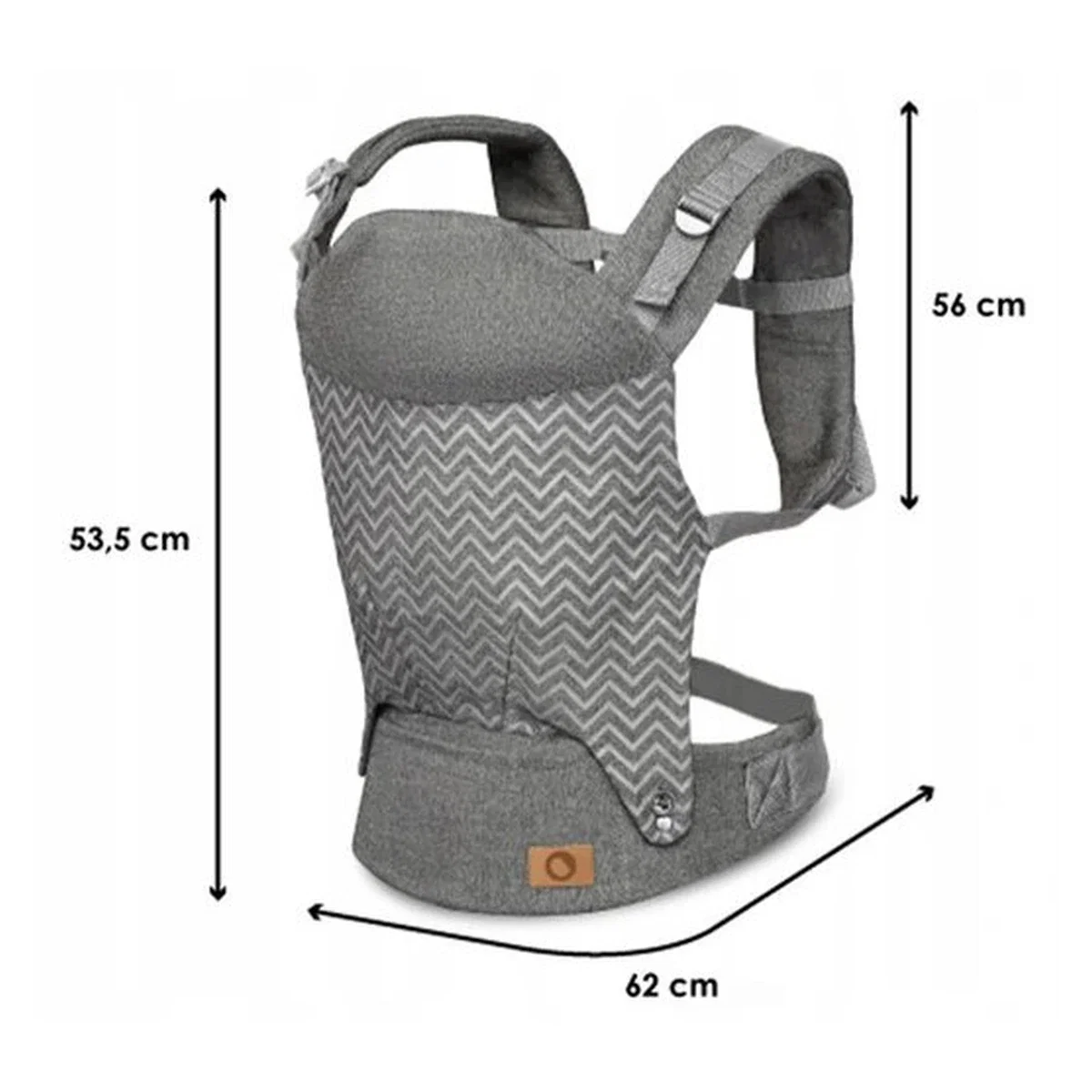Marsupiu ergonomic Margareet, Cu 3 pozitii de transport, Cu gluga, Pana la 20 Kg, Aprobat de Institutul International [24]