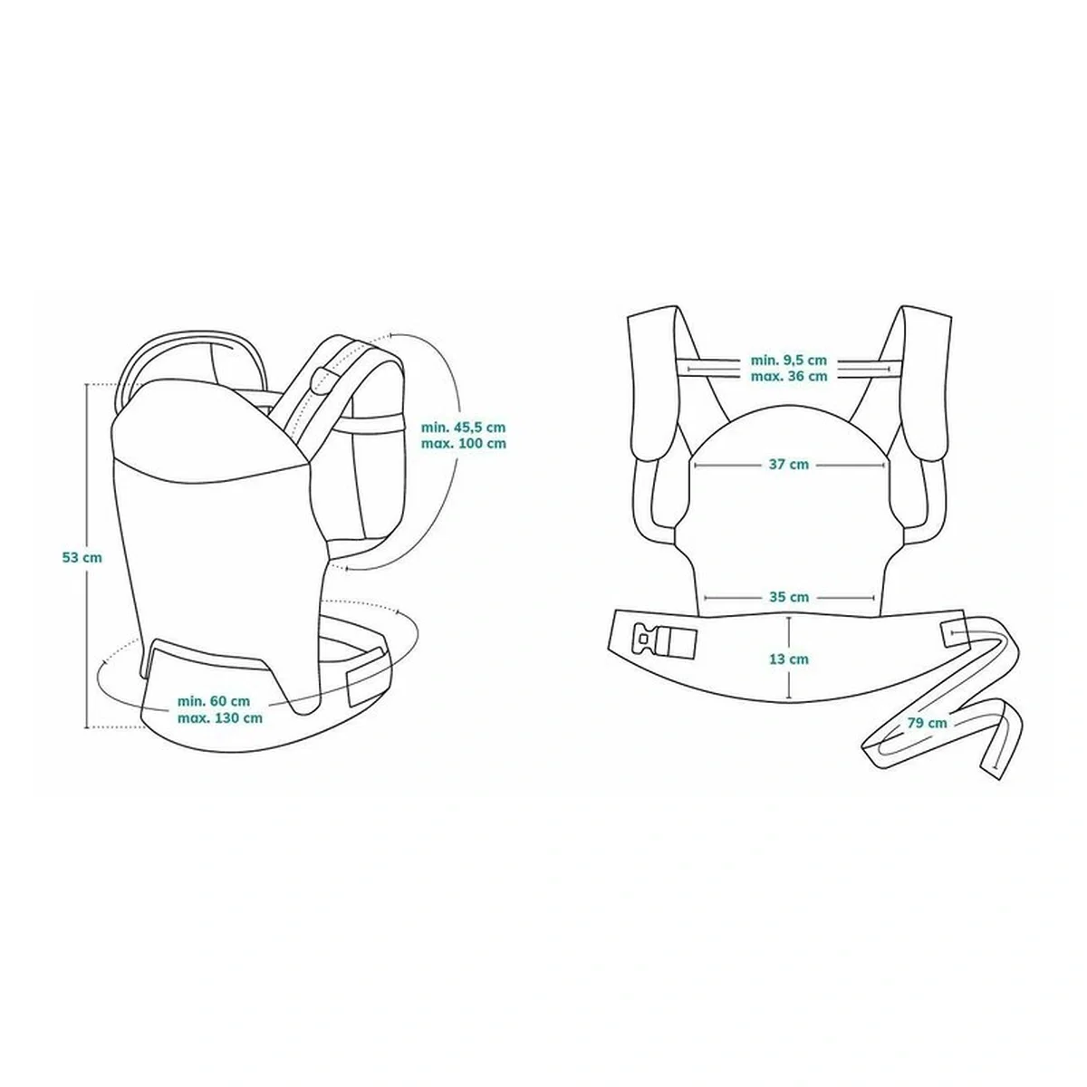 Marsupiu ergonomic Margareet, Cu 3 pozitii de transport, Cu gluga, Pana la 20 Kg, Aprobat de Institutul International [25]