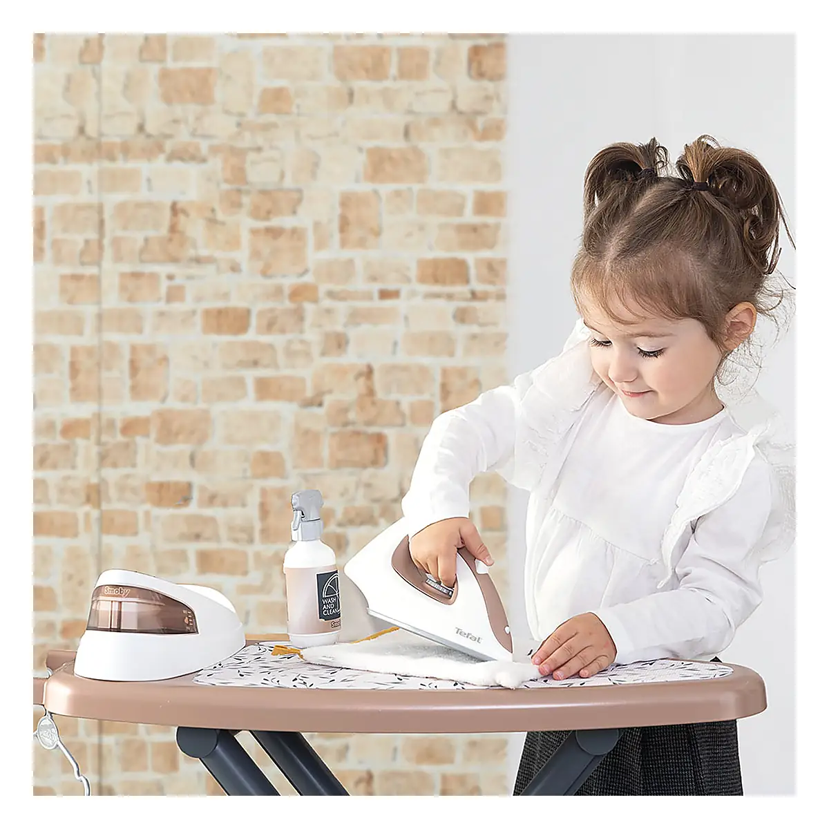 Masa si fier de calcat Tefal Ironing Board + Stream Iron, 9 accesorii Smoby 3 ani + [3]