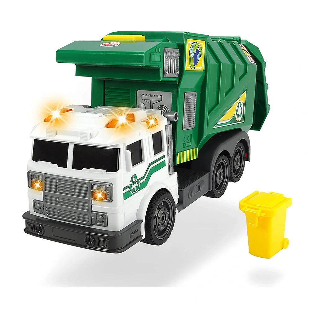 Masinute, trenulete, avioane - Masina de gunoi Dickie Toys City Cleaner cu accesorii 3 ani +