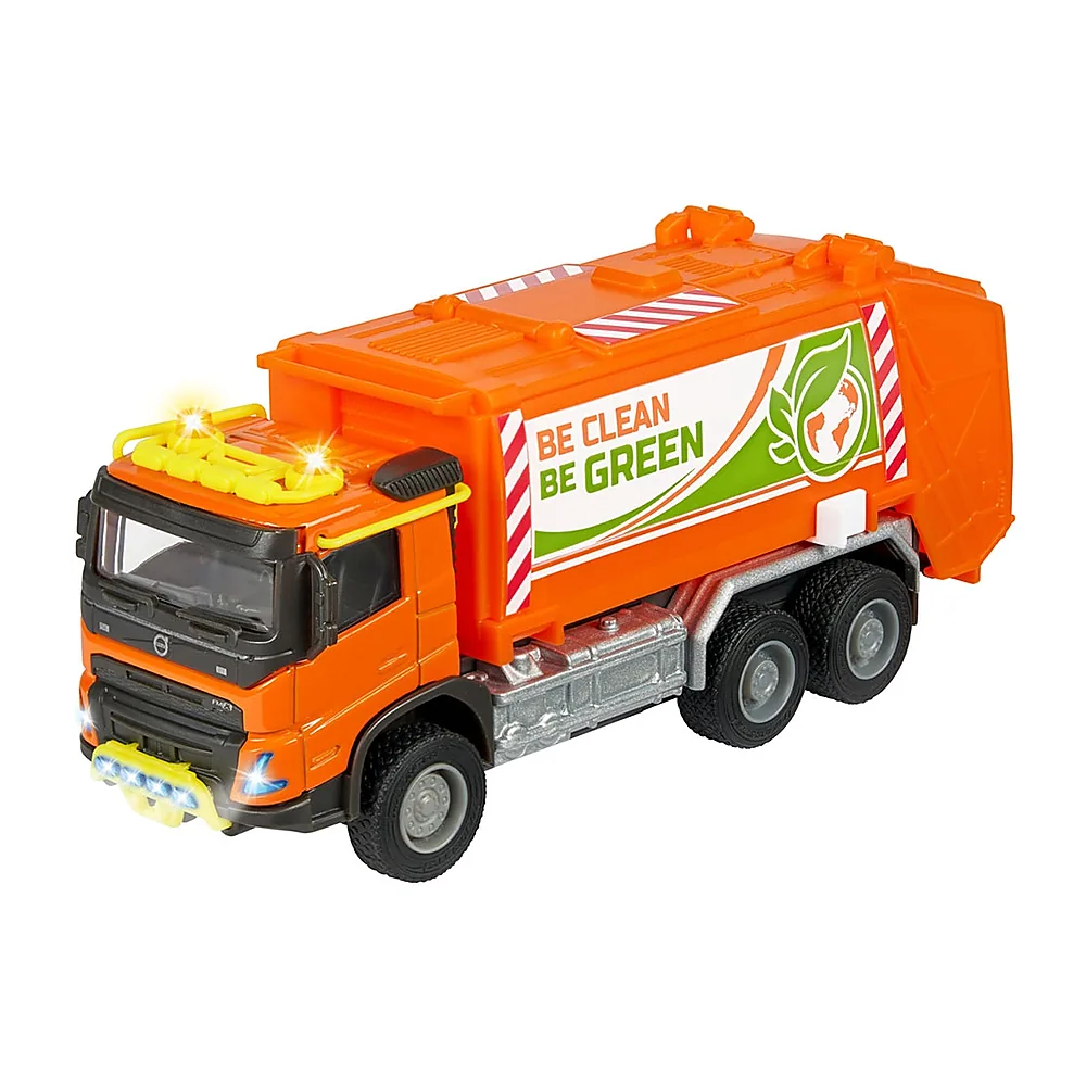 Masina de gunoi Majorette Volvo Garbge Collector cu tomberon 3 ani + [1]