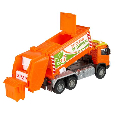Masina de gunoi Majorette Volvo Garbge Collector cu tomberon 3 ani + [2]
